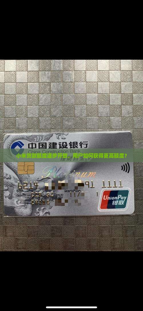 小米贷款额度逐步开放中