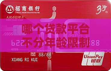 哪个贷款平台不分年龄