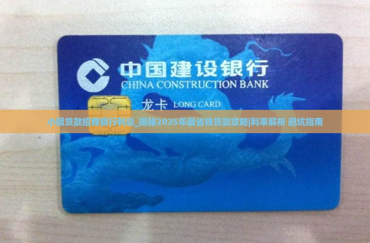 小额贷款招商银行利息