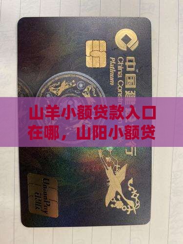 山羊小额贷款