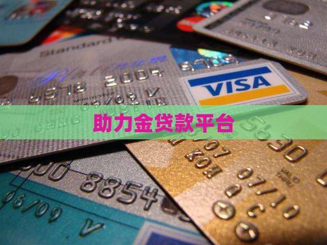 助力金贷款平台