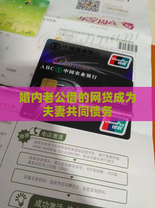 婚内老公借的网络贷款