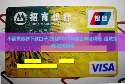 小额贷款秒下款口子