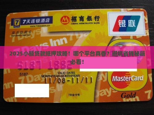 小额贷款哪个可以抵押的 小额贷款哪个可以抵押的