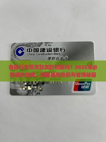 各银行专项贷款