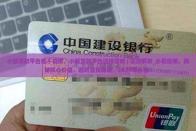 小额贷款平台能不能做