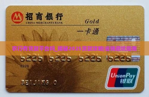 农行有贷款平台吗