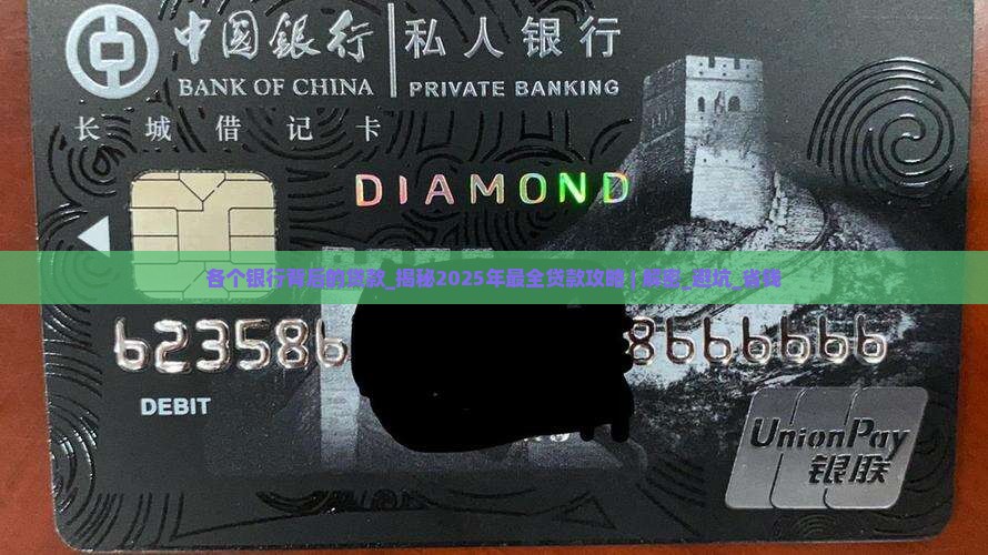 各个银行背后的贷款