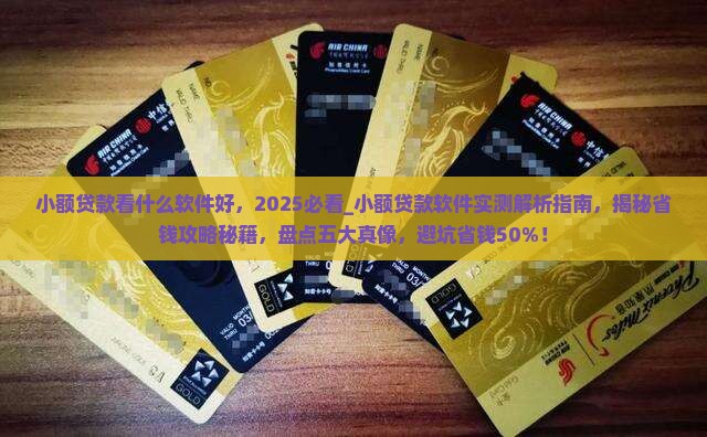小额贷款看什么软件好