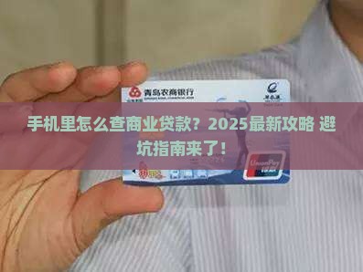 商业贷款在手机哪查到