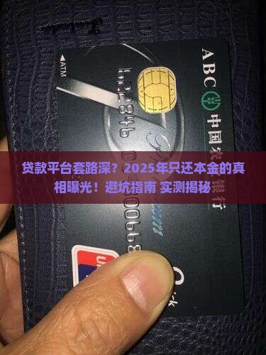 各贷款平台如何只还本金