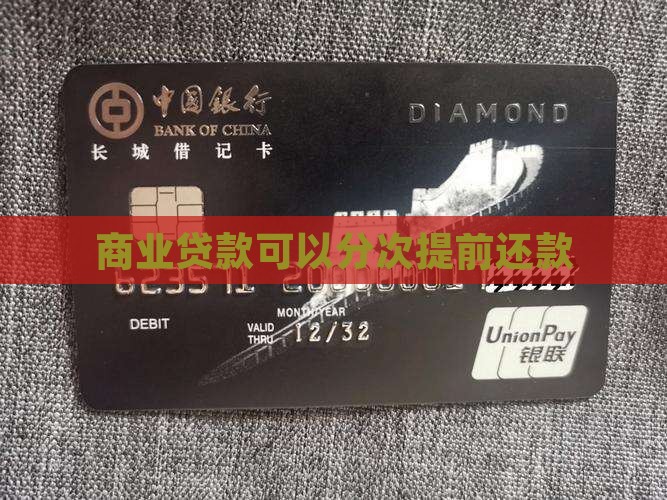 商业贷款能分次提前还款