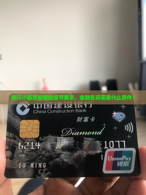 小额贷款有哪些细节要求