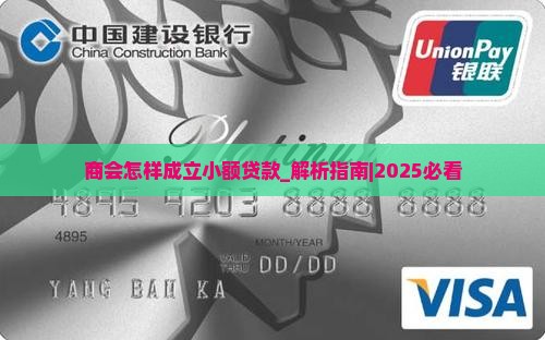 商会怎样成立小额贷款