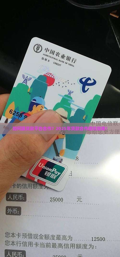 如何跟贷款平台合作