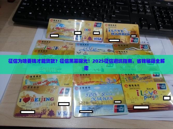 征信为啥要钱才能贷款