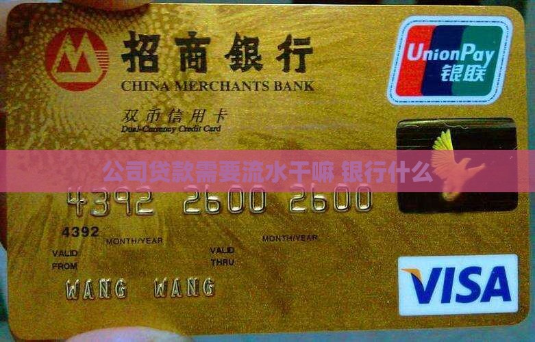 向公司贷款需要流水干嘛