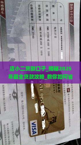 店小二贷款口子