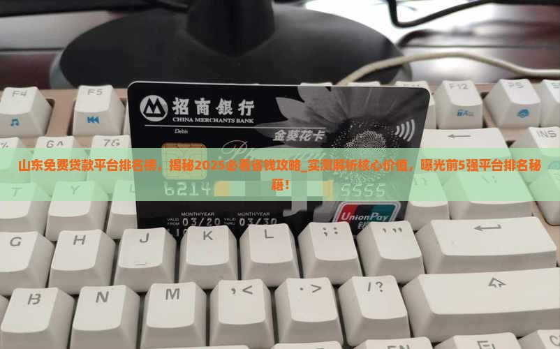 山东免费贷款平台排名榜
