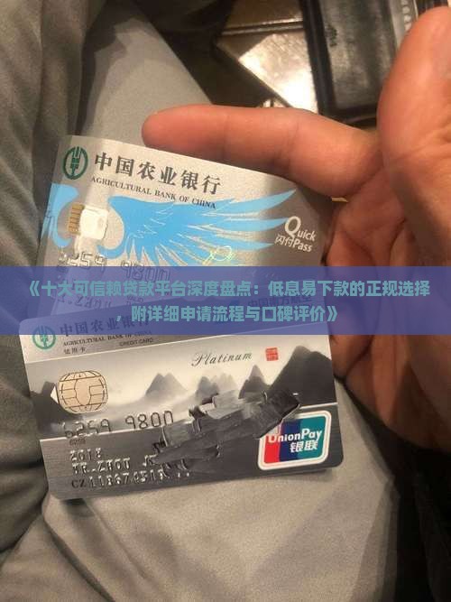 可以贷的贷款平台