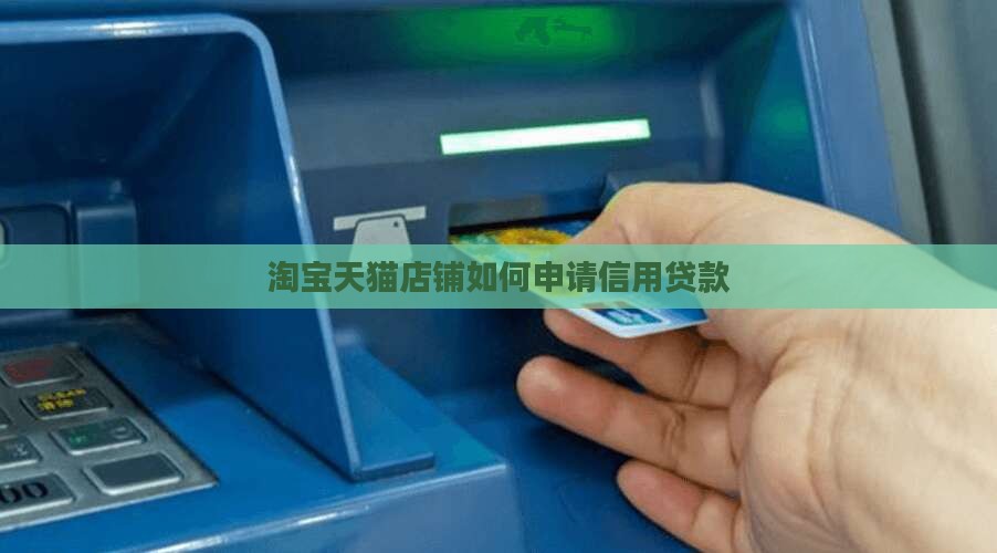 天猫店铺信用贷怎么贷款