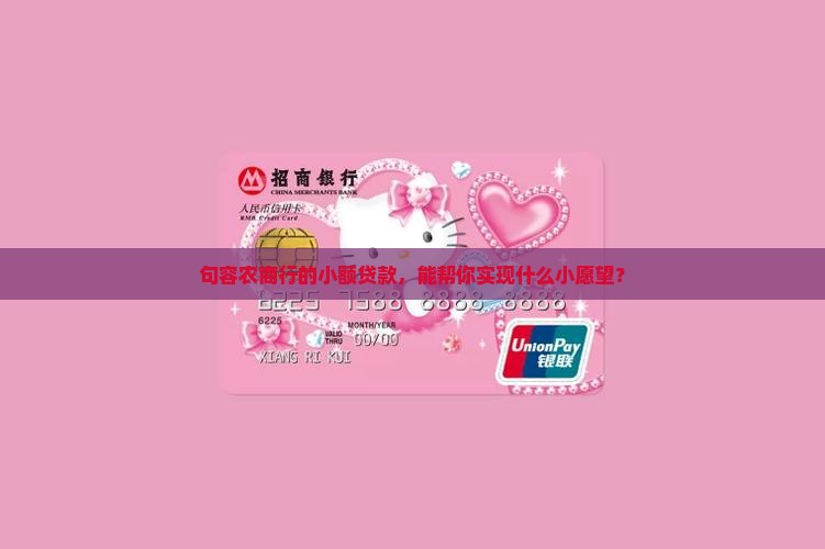 句容市农商行小额贷款