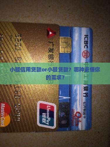 小额信用贷款和小额贷款