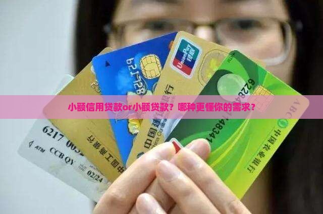 小额信用贷款和小额贷款