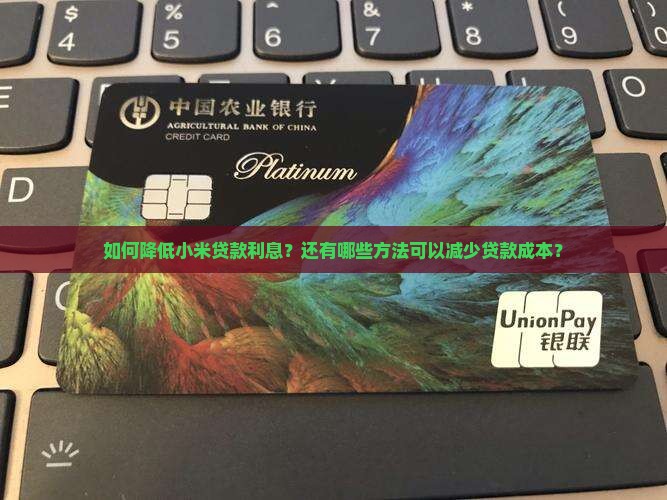 如何降低小米贷款利息