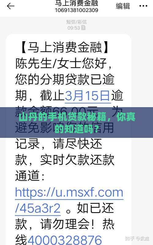 山丹手机贷款方式