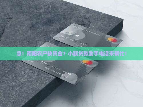 南阳农业小额贷款电话