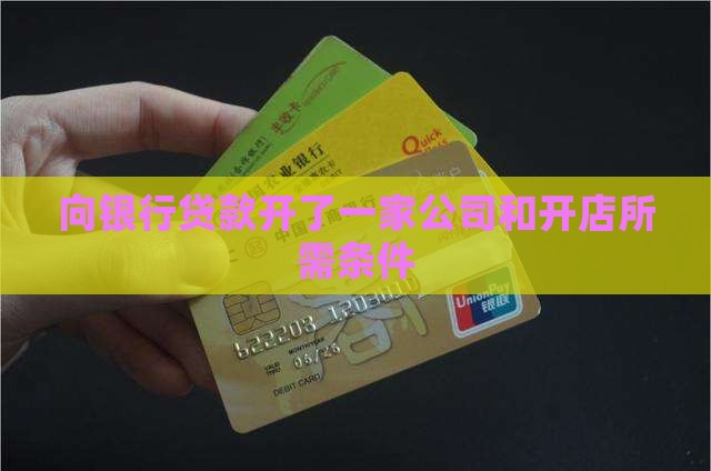 向银行贷款开了一家