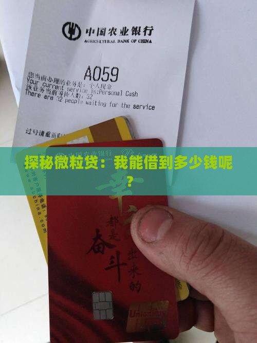 微粒贷能贷款多少