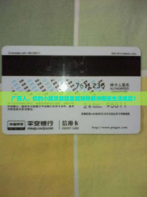 广西小额贷款额度