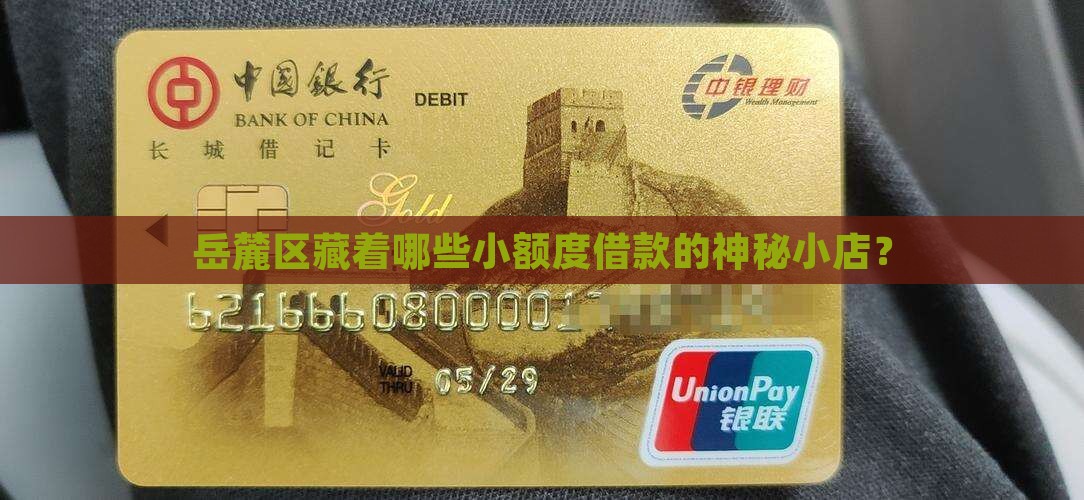 岳麓区小额贷款机构有哪些 岳麓区小额贷款机构有哪些