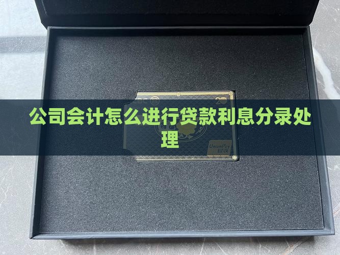 帮子公司贷款利息分录