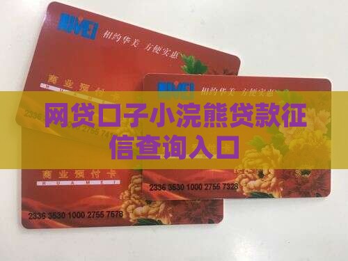小浣熊贷款口子