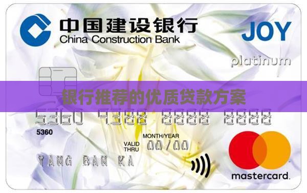 各大银行优质贷款