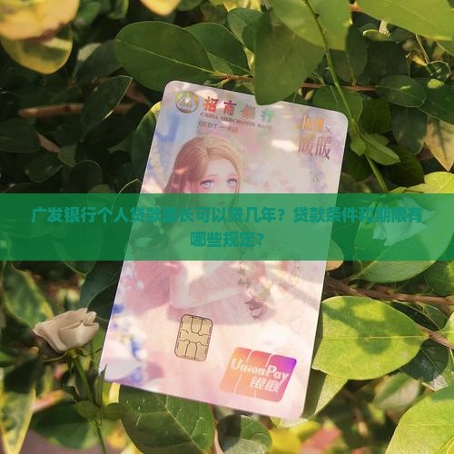 广发银行能贷款几年