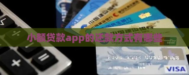 小额贷款app还款方式