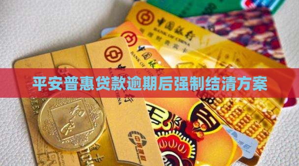 平安普惠贷款强制结清