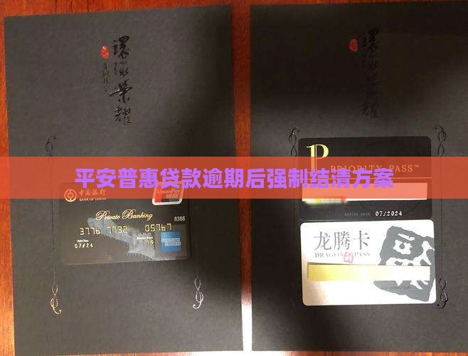 平安普惠贷款强制结清