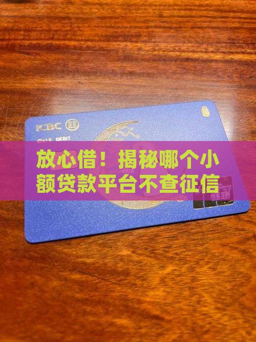 小额贷款平台不看征信的