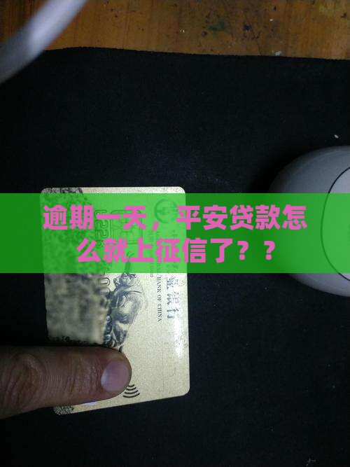 平安贷款逾期一天上征信