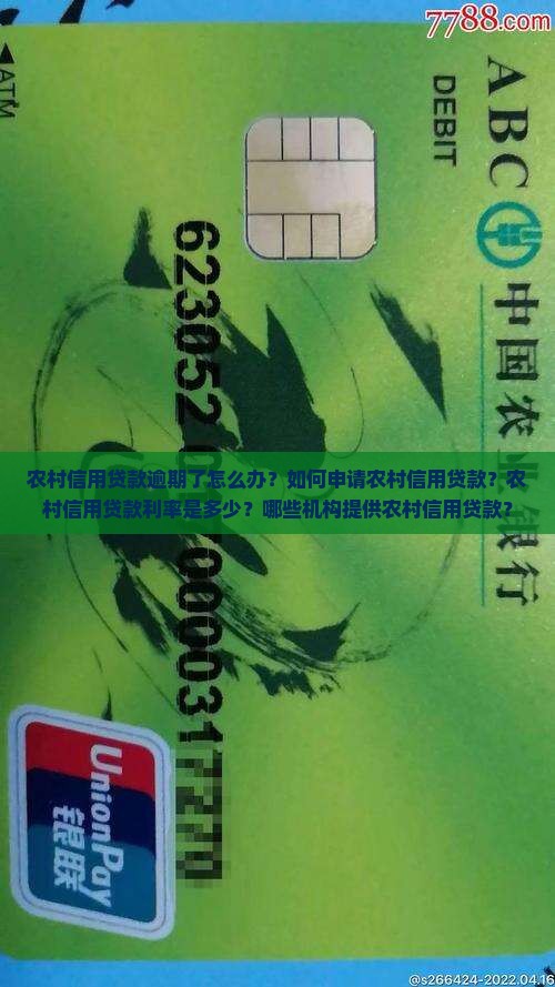 农村信用贷款机构