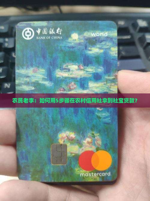农村信用社社宝贷款