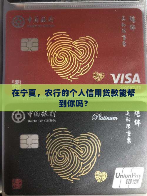 宁夏农业银行个人信用贷款