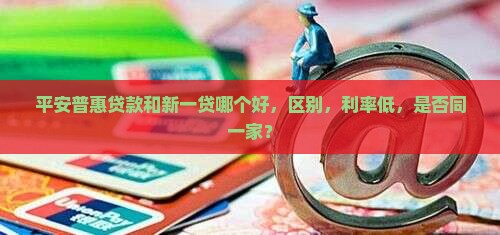 平安普惠贷款和新一贷
