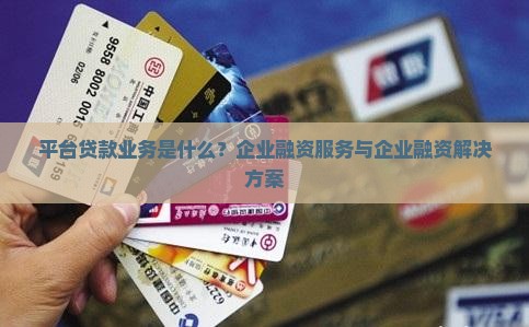 平台贷款业务是什么