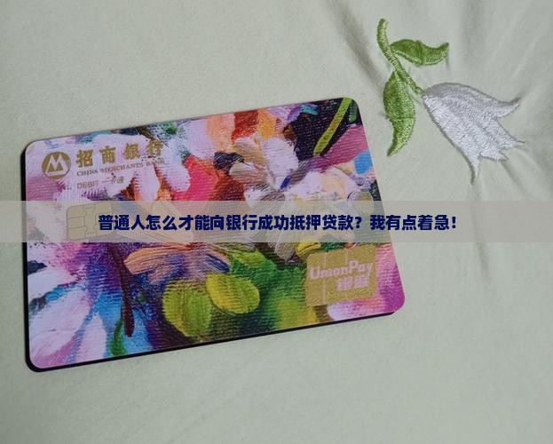 怎么可以向银行抵押贷款